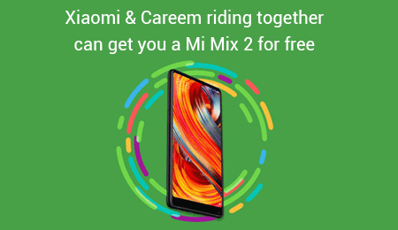 Mi Pakistan and Careem riding together to get you a free Mi Mix 2!
